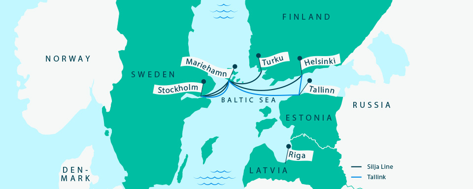 Tallink destinations